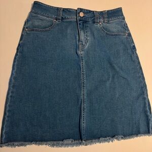 Denim A-Line Skirt